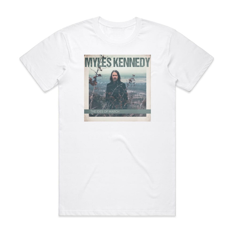 Myles Kennedy Ides Of March Album Cover T-Shirt White