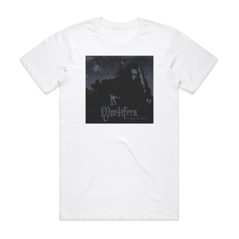 Mortifera Bleu De Morte Album Cover T-Shirt White
