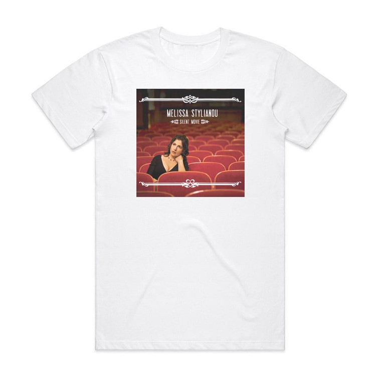 Melissa Stylianou Silent Movie Album Cover T-Shirt White