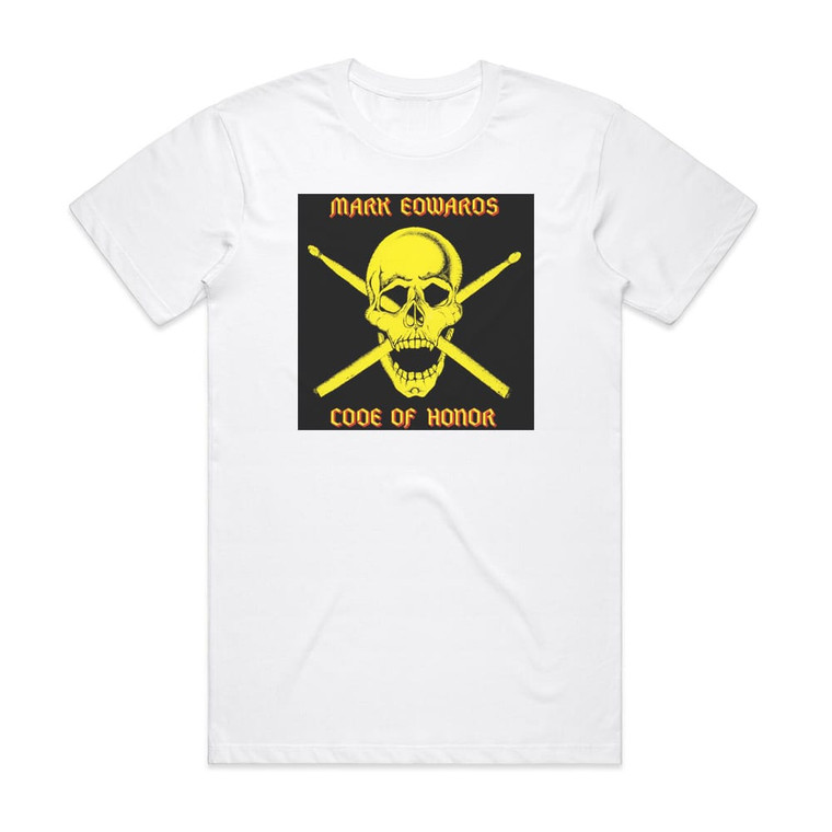 Mark Edwards Code Of Honor Album Cover T-Shirt White