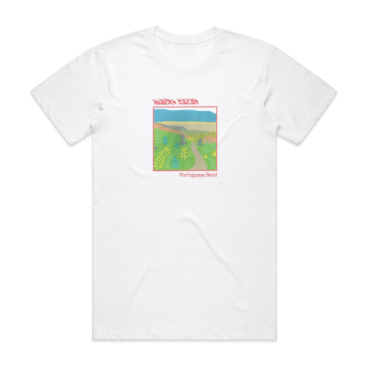 Modern Color Portuguese Bend Album Cover T-Shirt White
