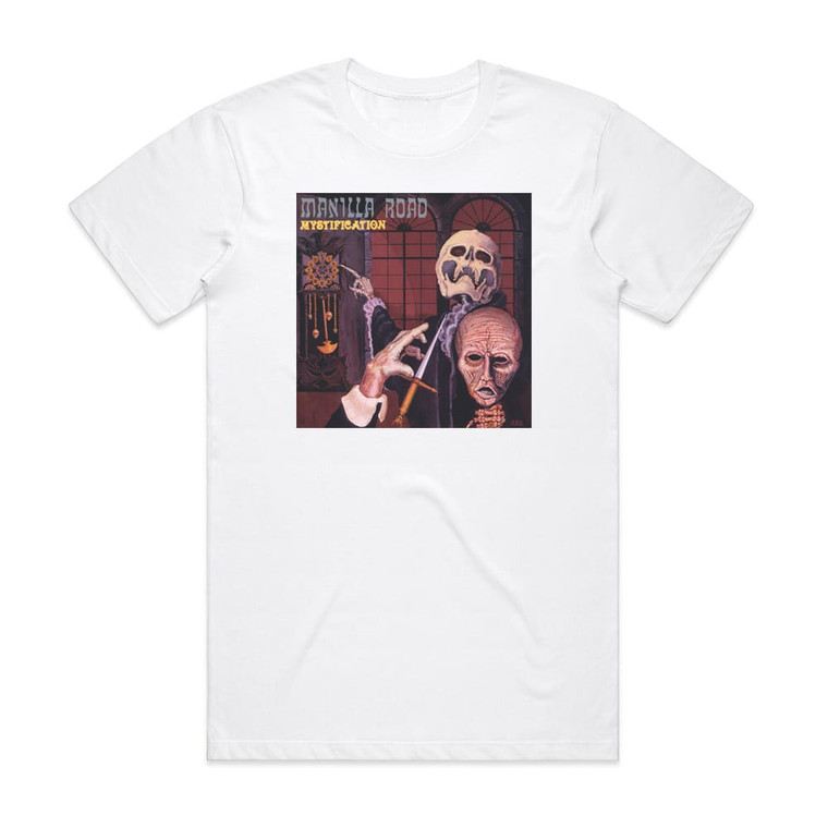 Manilla Road Mystification 2 Album Cover T-Shirt White