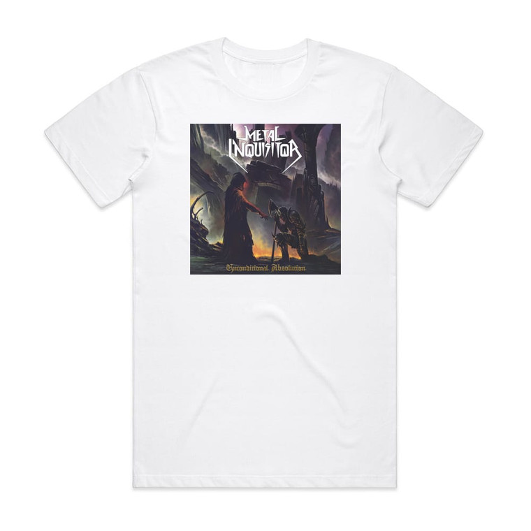 Metal Inquisitor Unconditional Absolution Album Cover T-Shirt White
