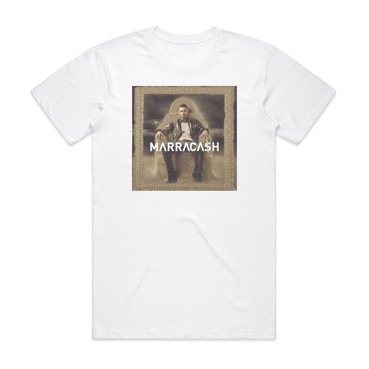 Marracash King Del Rap Album Cover T-Shirt White