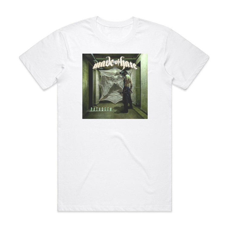 Made of Hate Pathogen Album Cover T-Shirt White