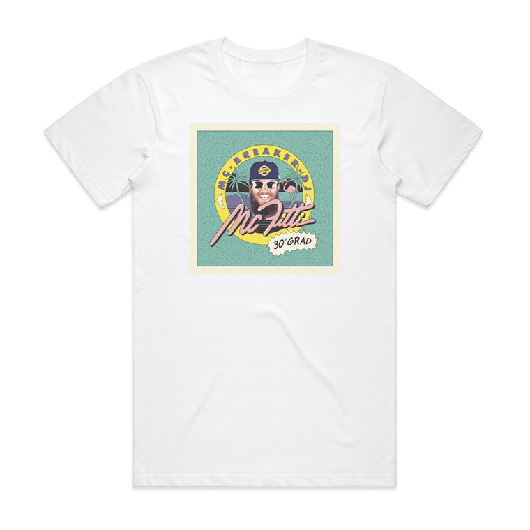 MC Fitti 30 Grad Album Cover T-Shirt White