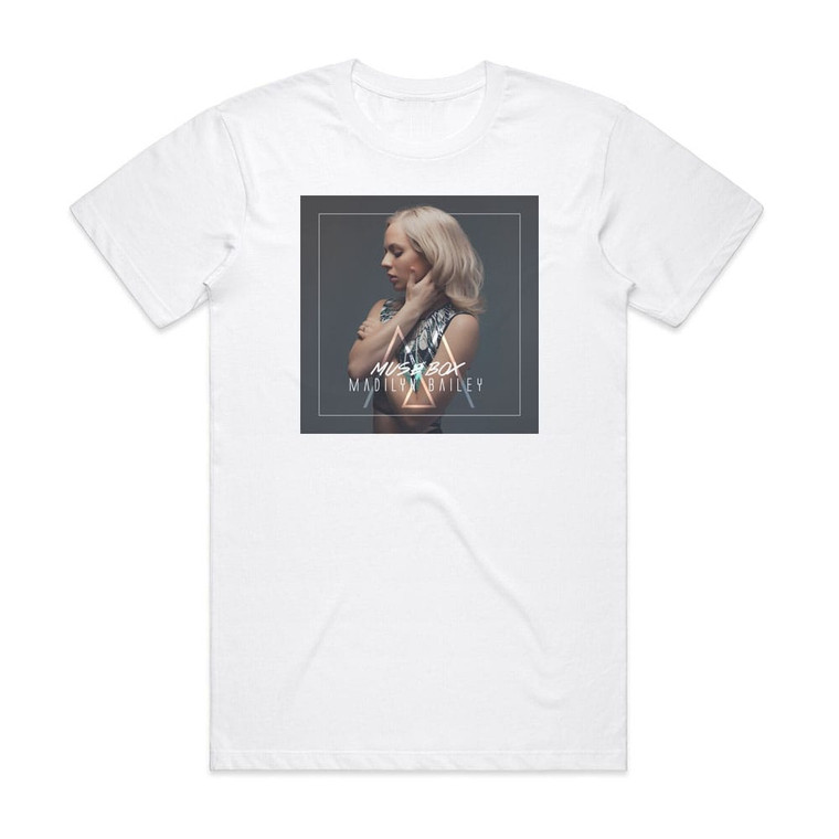 Madilyn Bailey Muse Box Album Cover T-Shirt White