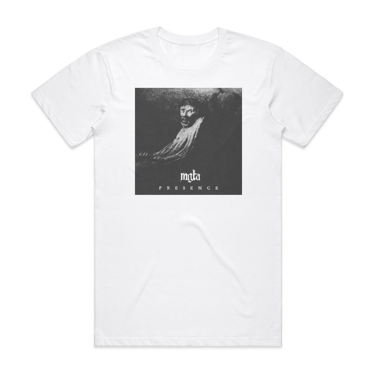 Mgla Presence Album Cover T-Shirt White