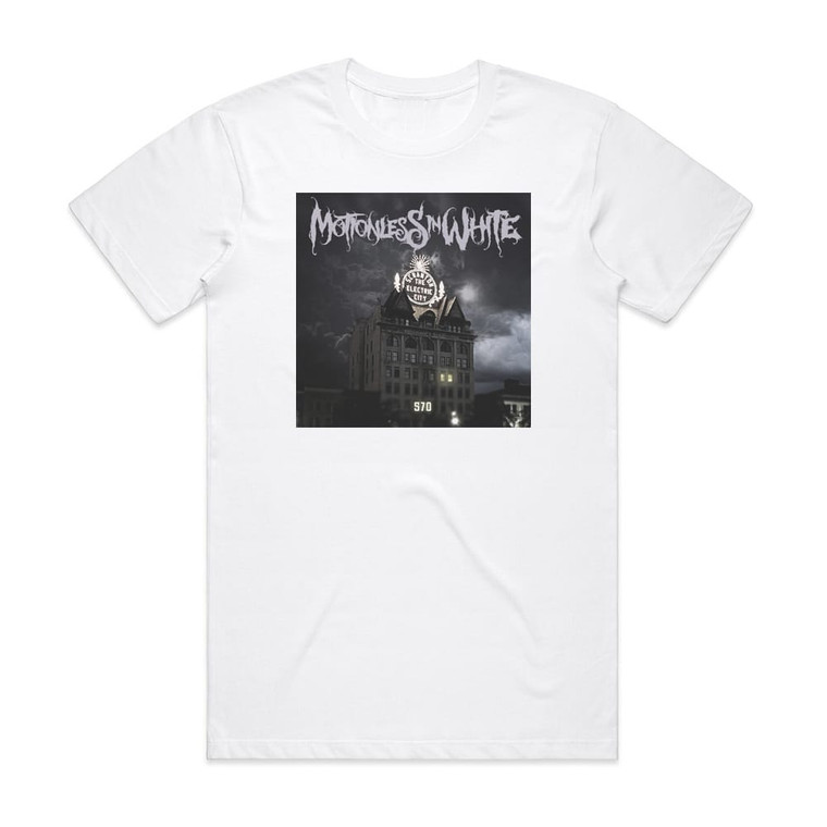 Motionless In White 570 Album Cover T-Shirt White