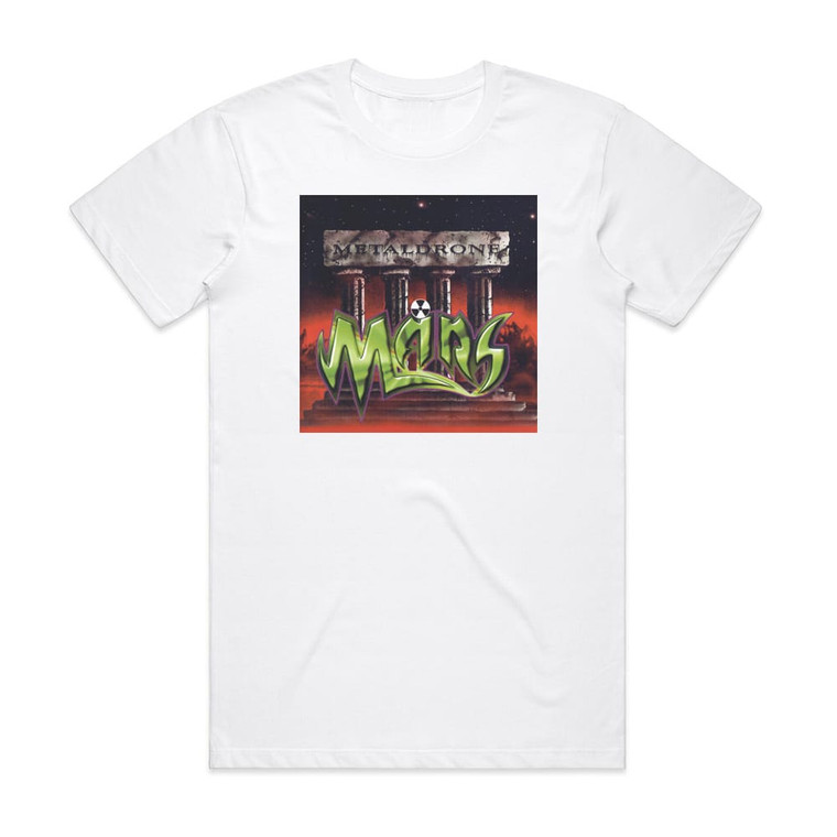 Mars Metaldrone Album Cover T-Shirt White