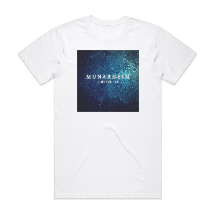 Munarheim Libert Ep Album Cover T-Shirt White