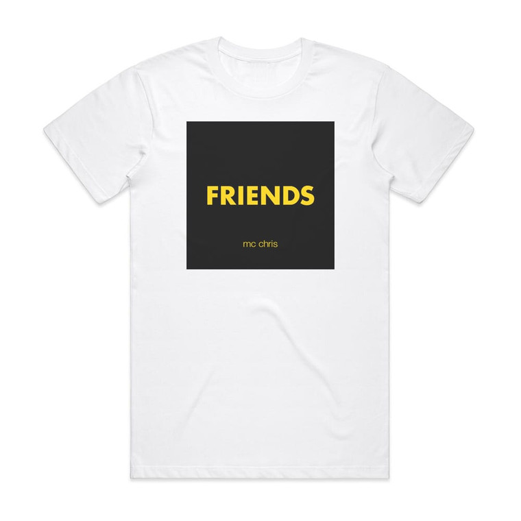mc chris Friends Album Cover T-Shirt White