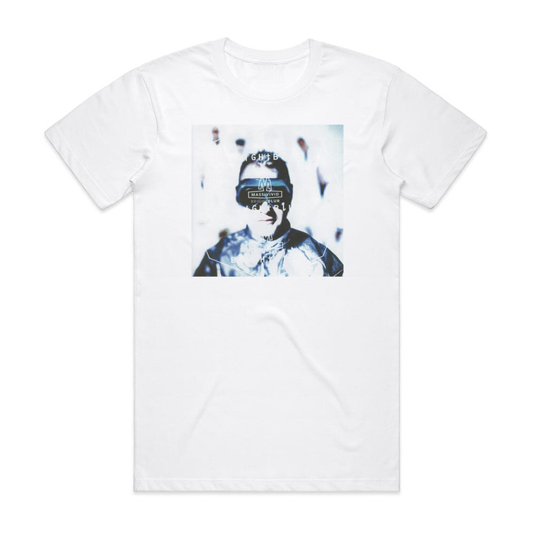 Massivivid Brightblur Album Cover T-Shirt White