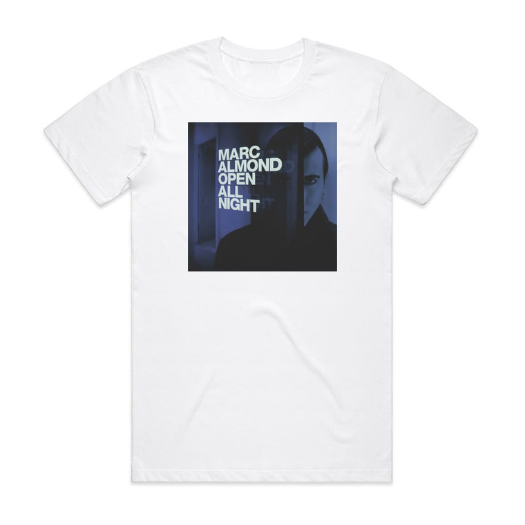 Marc Almond Open All Night Album Cover T-Shirt White
