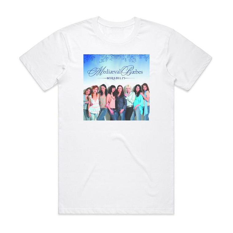 Mediaeval Baebes Mirabilis Album Cover T-Shirt White