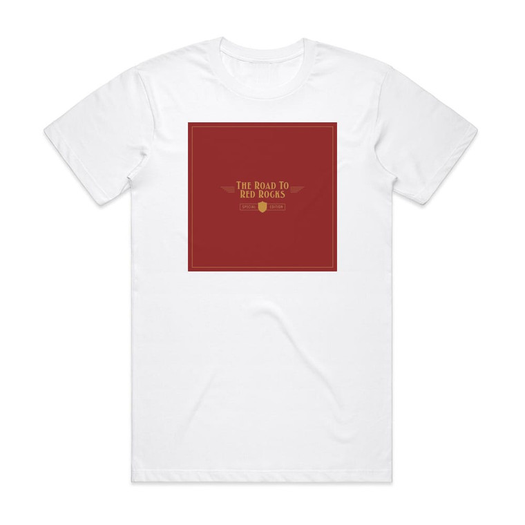 Mumford and Sons The Road To Red Rocks 2 Album Cover T-Shirt White