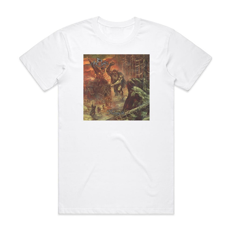 Manegarm Vredens Tid Album Cover T-Shirt White
