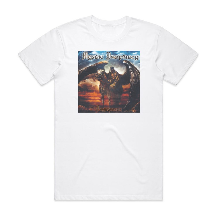 Mystic Prophecy Regressus Album Cover T-Shirt White