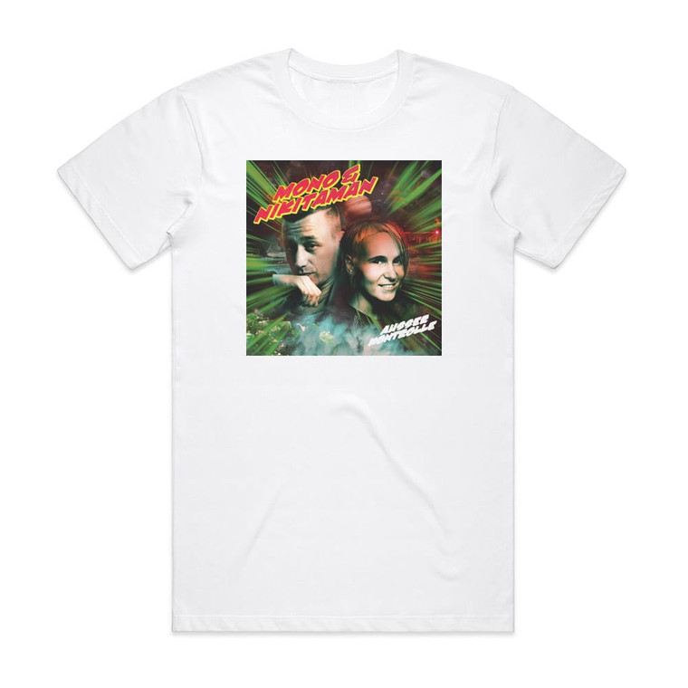 Mono and Nikitaman Auer Kontrolle Album Cover T-Shirt White
