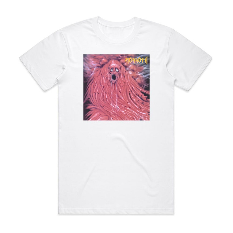 Morgoth Resurrection Absurd Album Cover T-Shirt White Morgoth Resurrection Absurd Album Cover T-Shirt White