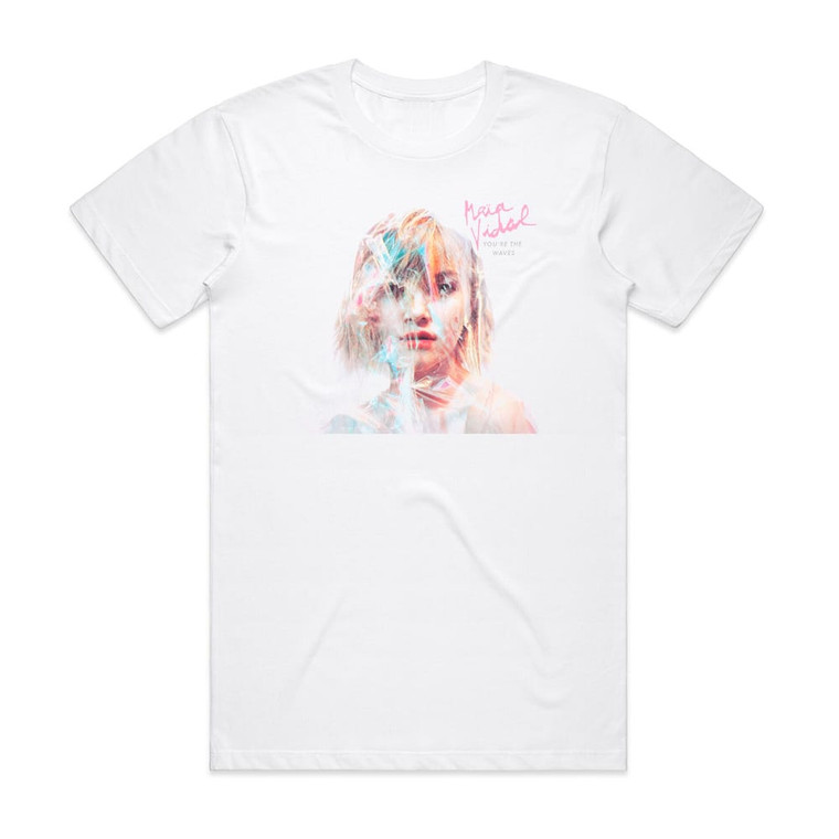 Maia Vidal Youre The Waves Album Cover T-Shirt White