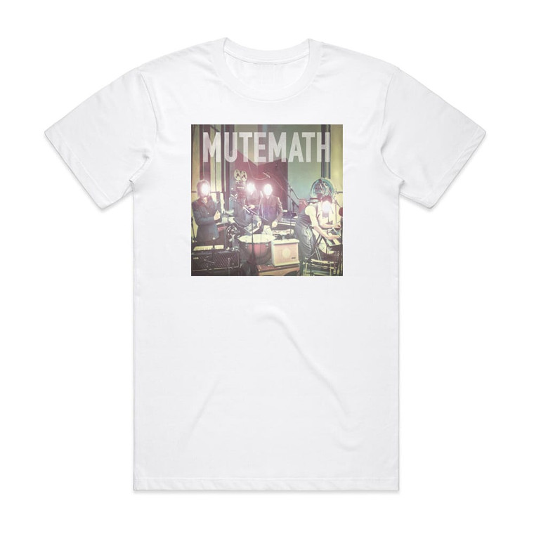 MUTEMATH Mutemath Album Cover T-Shirt White