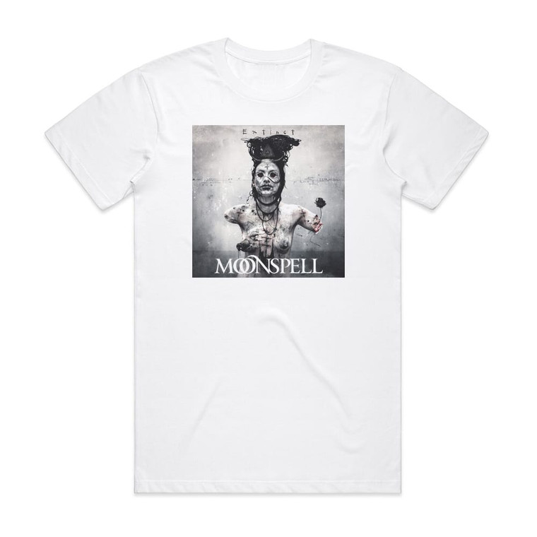 Moonspell Extinct Album Cover T-Shirt White