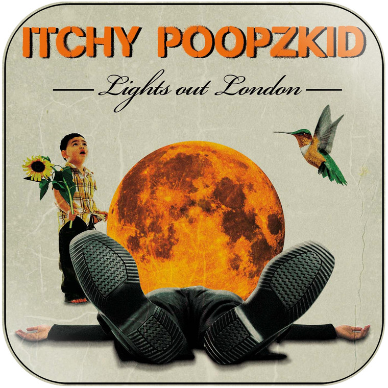 Itchy Poopzkid Lights Out London Album Cover Sticker