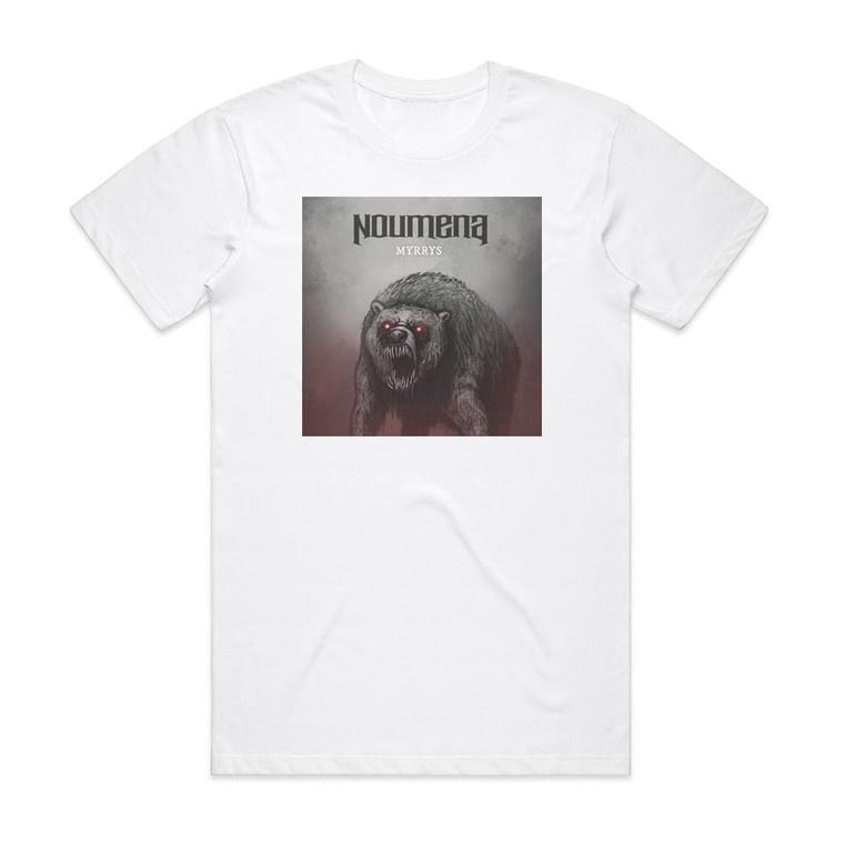Noumena Myrrys Album Cover T-Shirt White