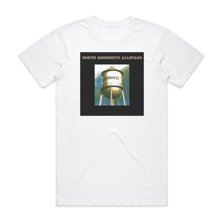 North Mississippi Allstars Hernando Album Cover T-Shirt White