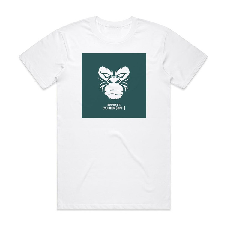 Northern Lite Evolution Pt 1 Album Cover T-Shirt White