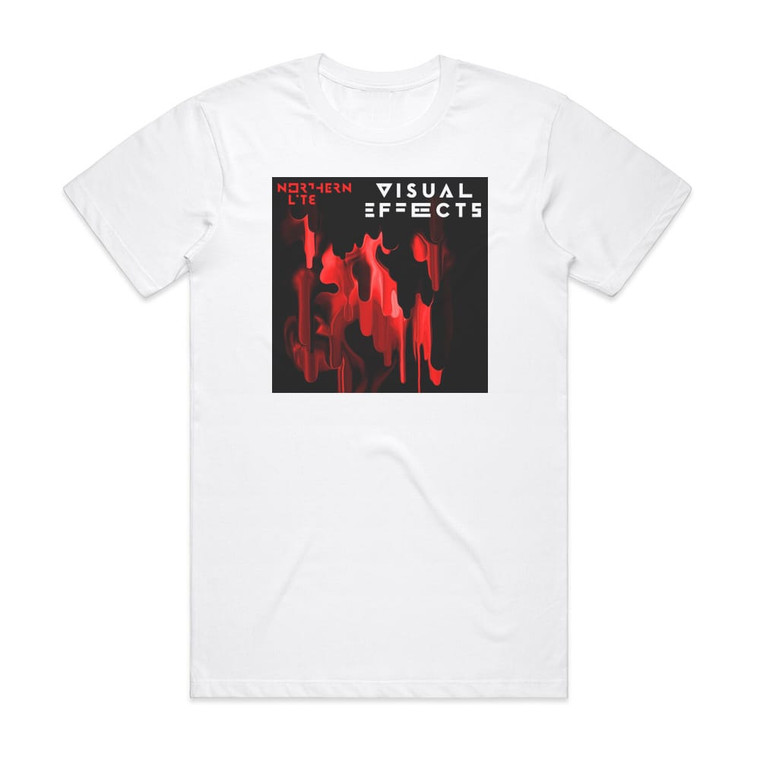 Northern Lite Visual Effects Album Cover T-Shirt White