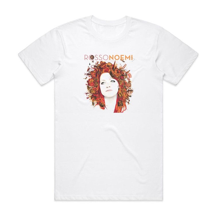 Noemi Rossonoemi Album Cover T-Shirt White