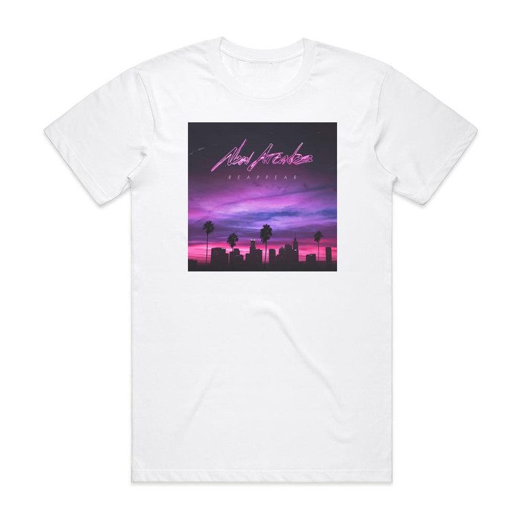 New Arcades Reappear Album Cover T-Shirt White