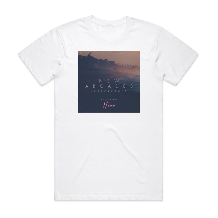 New Arcades Irreparable Album Cover T-Shirt White