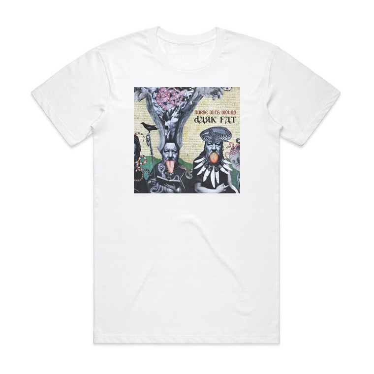 Nurse With Wound Dark Fat Album Cover T-Shirt White