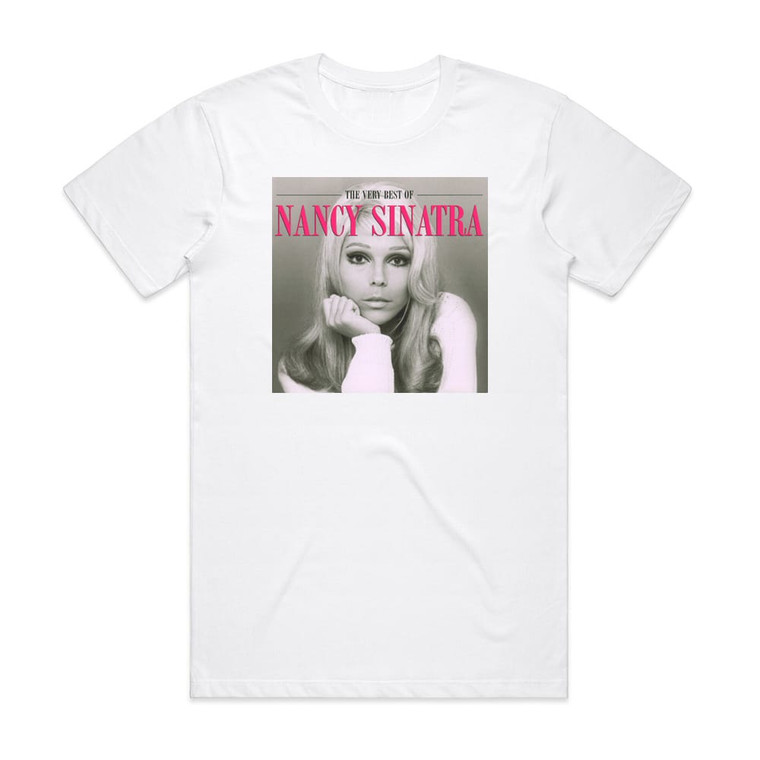 Nancy Sinatra The Very Best Of Album Cover T-Shirt White