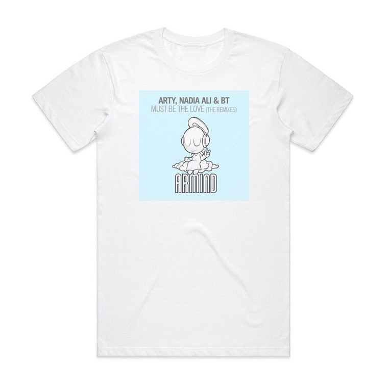 Nadia Ali Must Be The Love Album Cover T-Shirt White