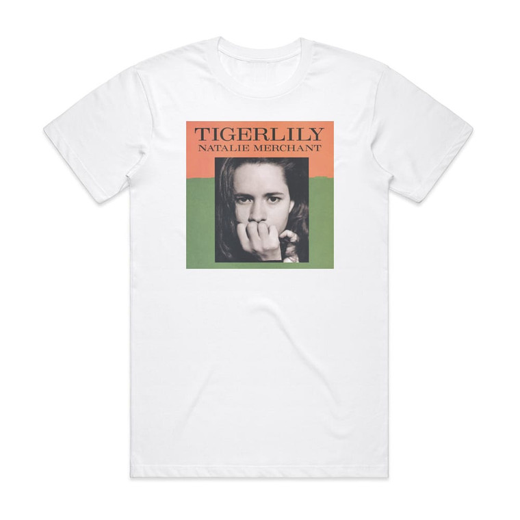 Natalie Merchant Tigerlily 1 Album Cover T-Shirt White