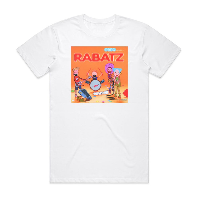Nena Rabatz Album Cover T-Shirt White