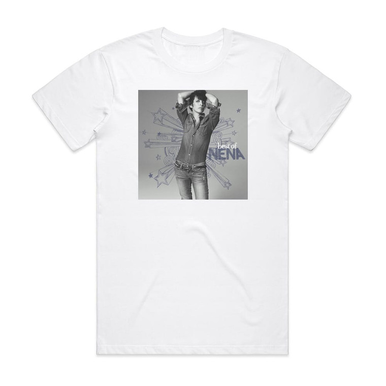 Nena Best Of Nena Album Cover T-Shirt White