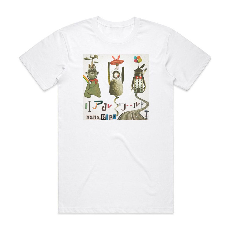 nanoRIPE Empty 6 Album Cover T-Shirt White