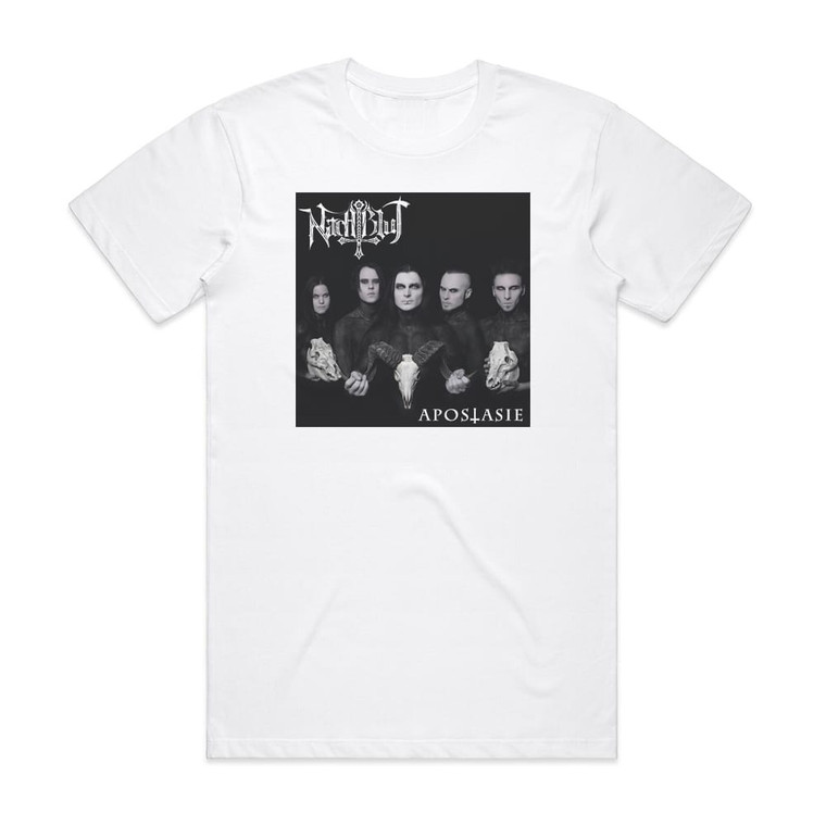 Nachtblut Apostasie Album Cover T-Shirt White
