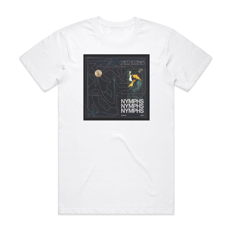 Nicolas Jaar Nymphs Album Cover T-Shirt White