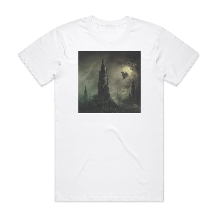 Nyktophobia Fallen Empire Album Cover T-Shirt White