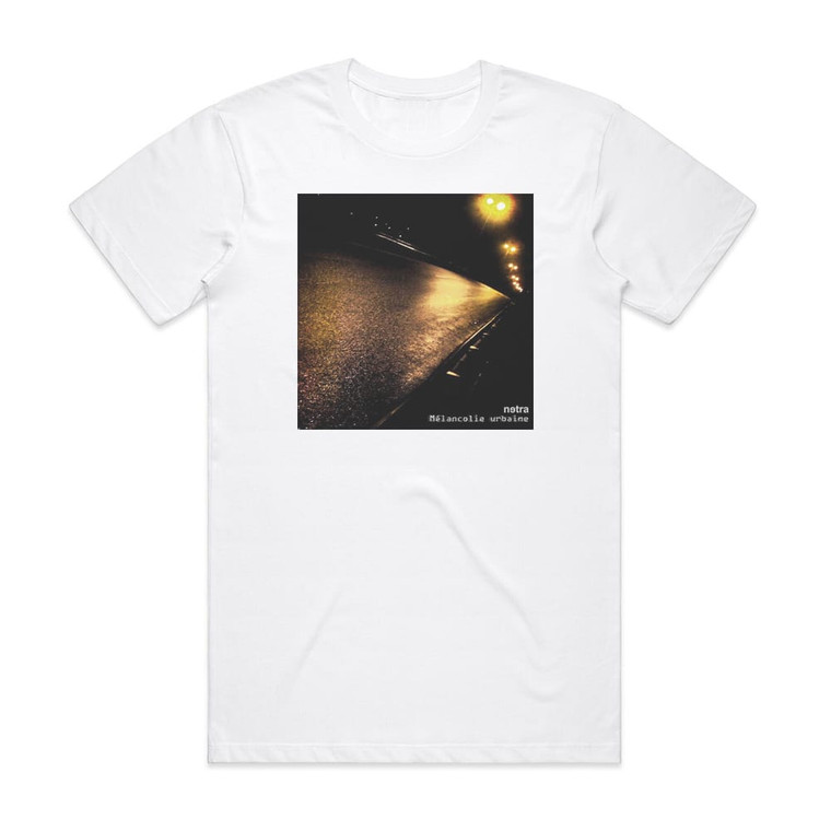 Netra Mlancolie Urbaine Album Cover T-Shirt White
