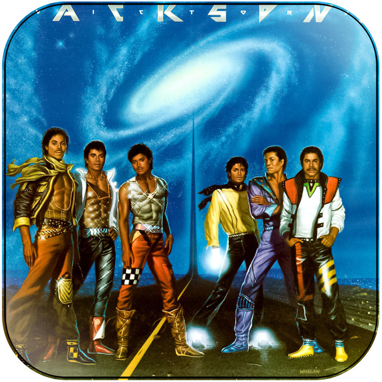 The Jacksons Victory Album Cover Sticker