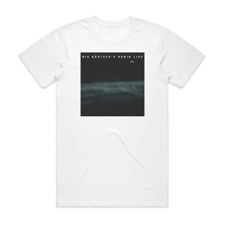 Nik Bartsch and Ronin Live Album Cover T-Shirt White