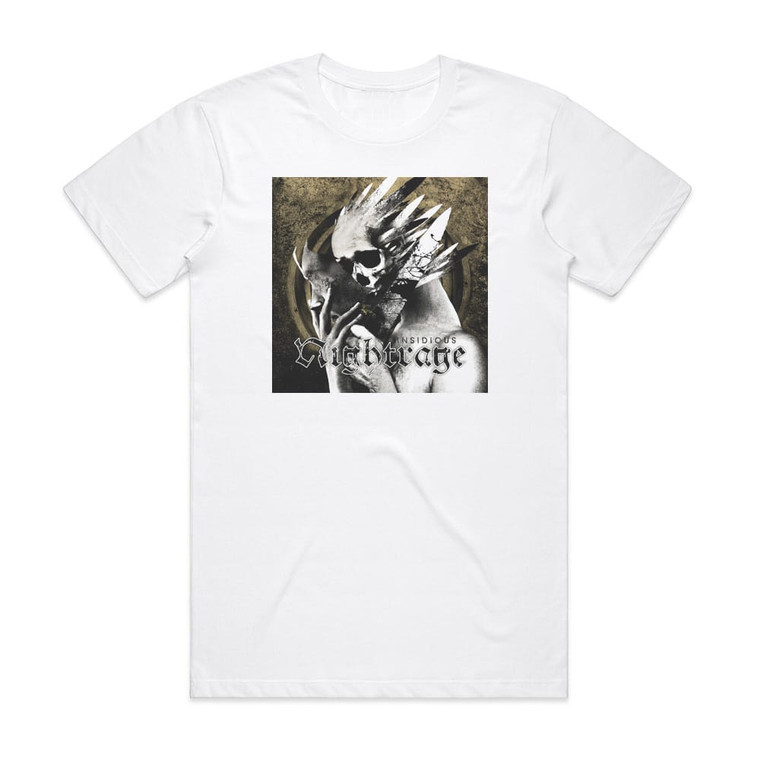 Nightrage Insidious Album Cover T-Shirt White
