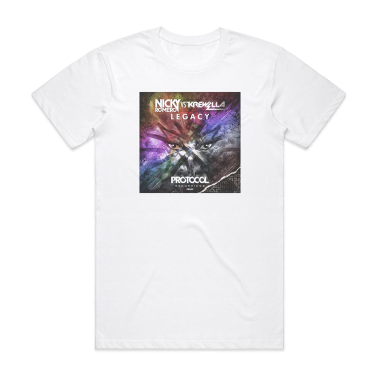 Nicky Romero Legacy Album Cover T-Shirt White